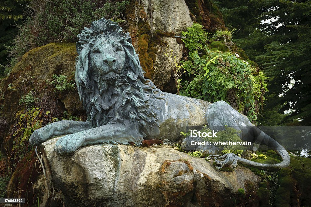 ベネチアのライオンのブロンズ像 - 像のロイヤリティフリーストックフォト