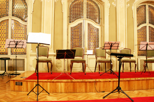 baroque style concert hall in Zrenjanin Serbia