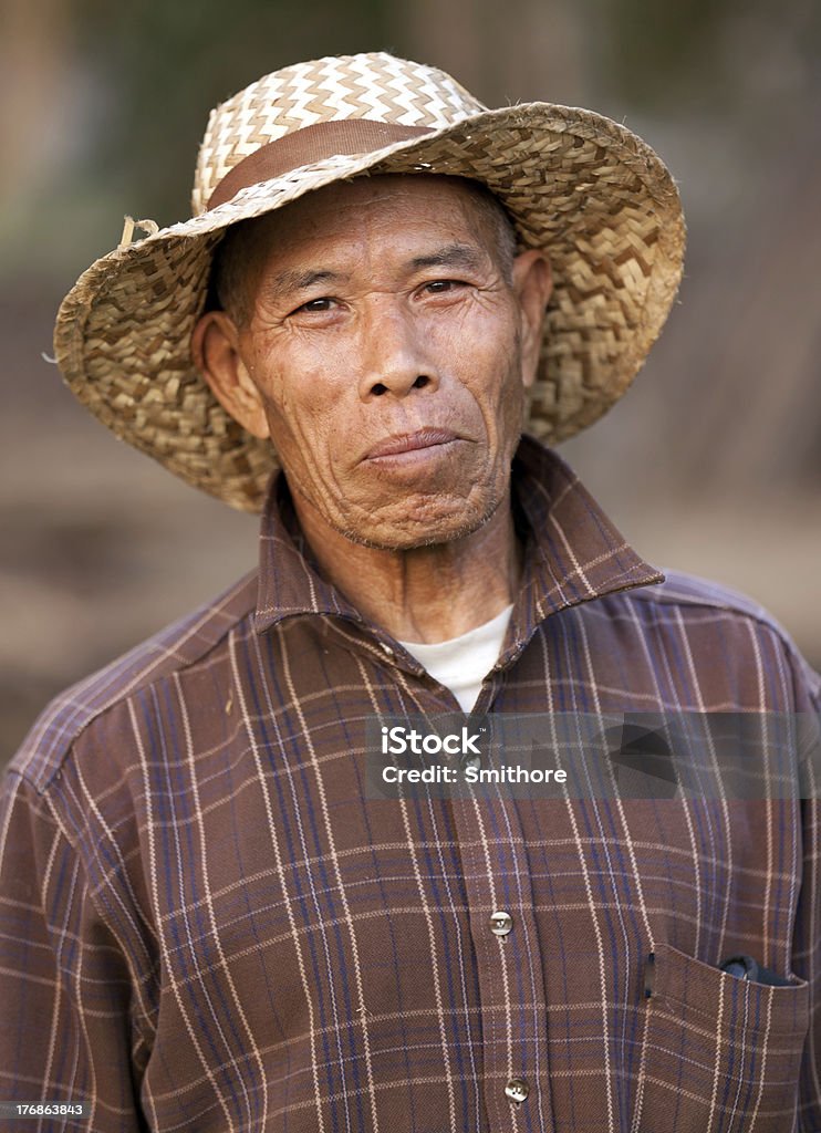 Asiático agricultor Retrato - Royalty-free Adulto Foto de stock