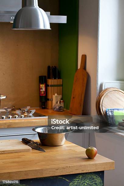 Modern Kitchen Stock Photo - Download Image Now - Alternative Lifestyle, Apartment, Apple - Fruit