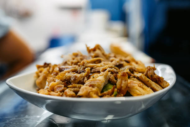 istock Gyros Meat On A Plate At A Diner 1768642751
