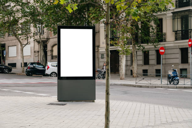 istock Blank billboard in a street 1768642768