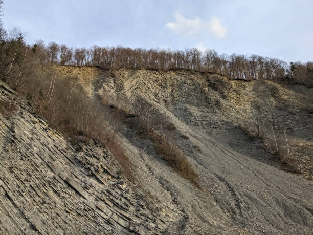 istock Landslide, collapse of the mountain. 1768644948