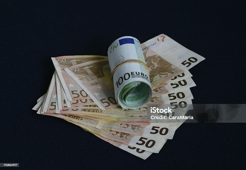 Euro - Foto stock royalty-free di Rotolo di soldi