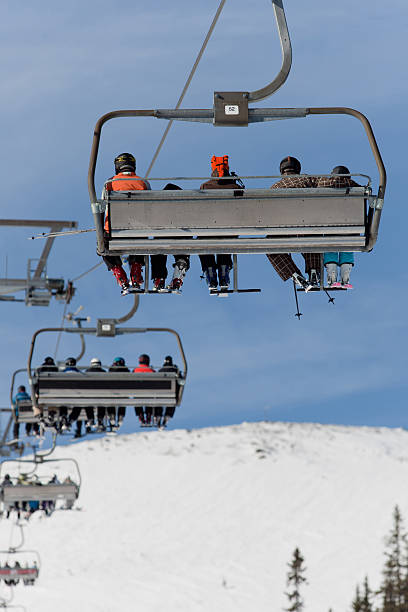 istock Chair lift to the top 176865528