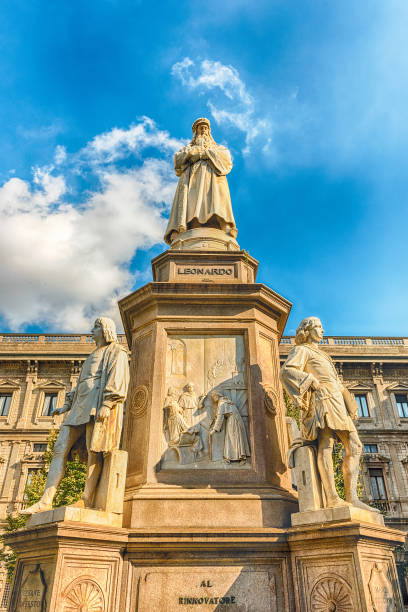 istock Statue of Leonardo da Vinci in Milan, Italy 1768657259