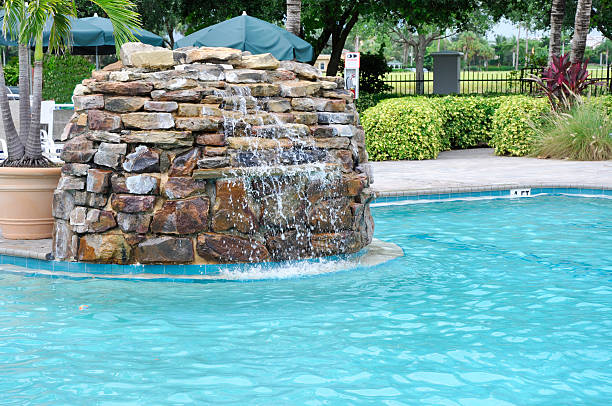 A pool offering a spa, sldie, waterfall and diving depth!<br> <br>