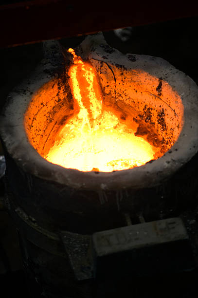 istock Close Up of Molten Metal 176867017