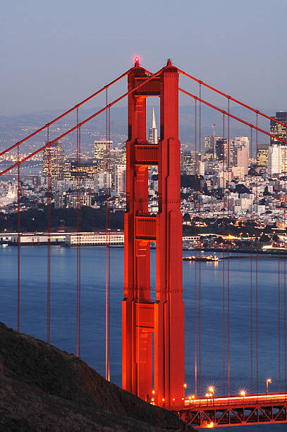 istock Golden Gate Bridge and San Francisco at dusk 176868704