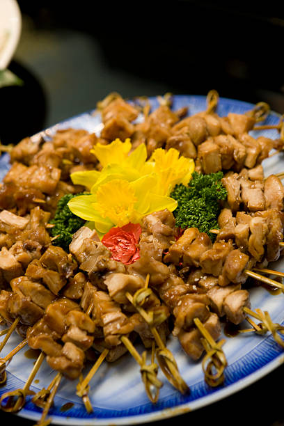Grilled Chicken Satay with peanut sauce