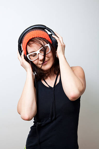 istock Woman with headphones 176868808