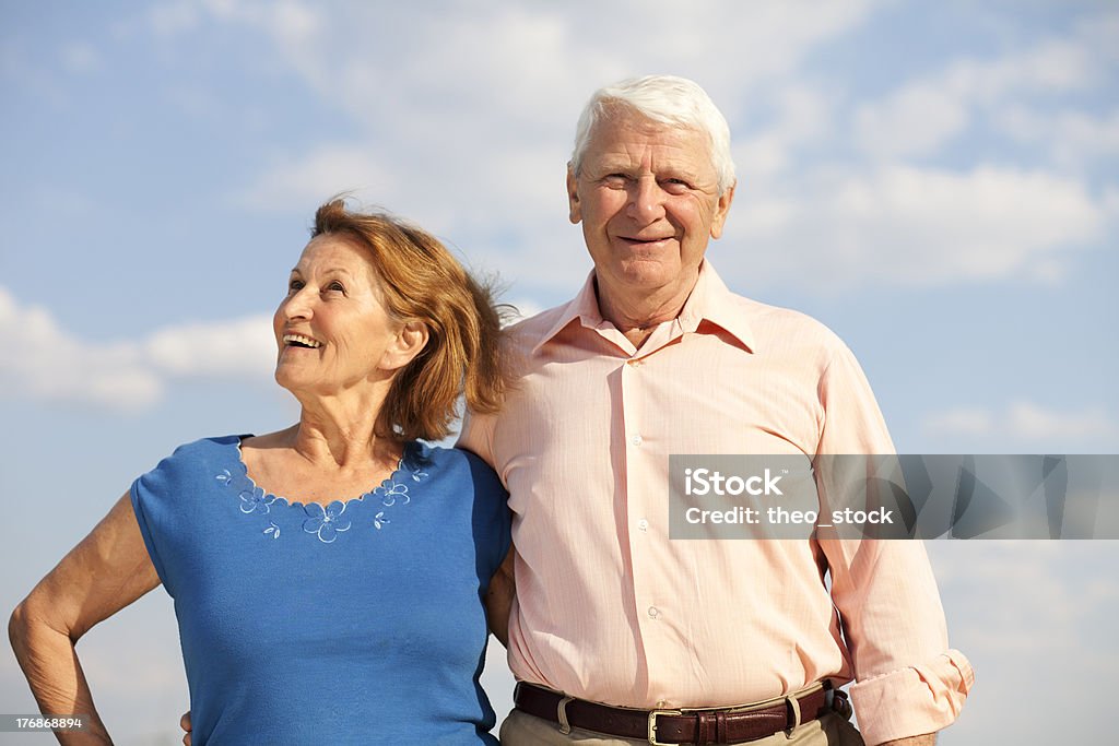 Senioren in der Sonne - Lizenzfrei Erwachsener über 40 Stock-Foto