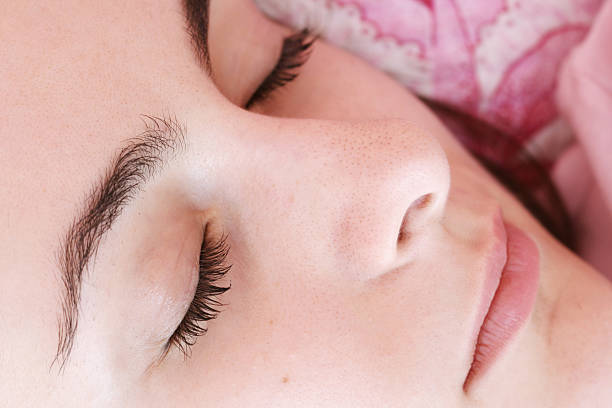 istock Beautiful young woman sleeping. 176868967