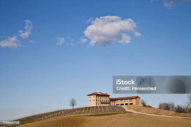Italienische Villa Mit Weinberg Frühling Stockfoto und mehr Bilder von Agrarbetrieb - Agrarbetrieb, Anhöhe, Baum