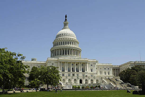 Congress West/front side of US capitol in Washington DC.- See lightbox for more splitsen stock pictures, royalty-free photos & images