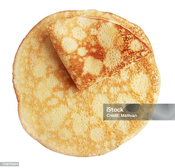 Two Fried Pancake Stock Photo - Download Image Now - Appetizer, Breakfast, Brown