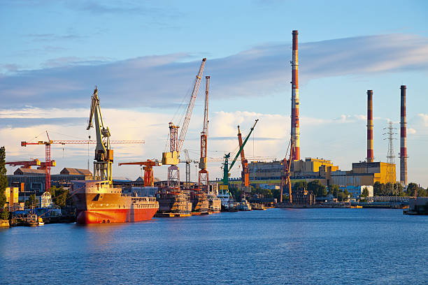 조선소 - tugboat nautical vessel sea gdansk 뉴스 사진 이미지