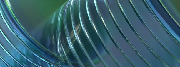 istock Overlapping lenses Fresh and clear Crystal transparent glasses Elegant and modern 3D Rendering abstract background 1768708288
