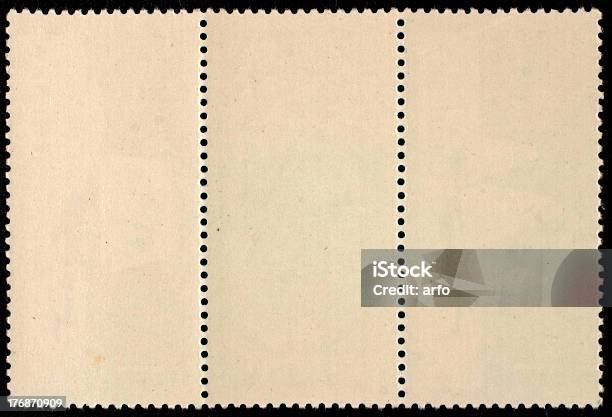 Foto de Triple Selo Postal e mais fotos de stock de Amarelo - Amarelo, Antigo, Correio - Correspondência
