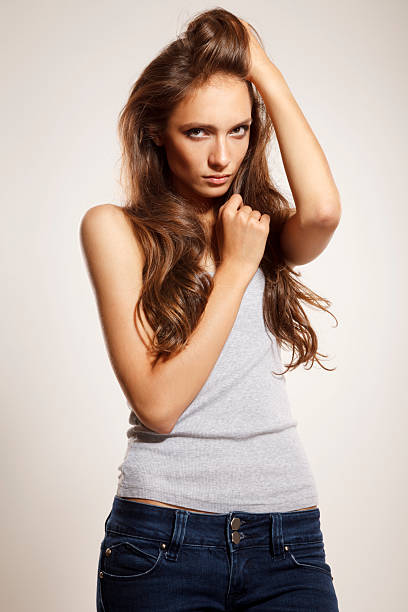 istock Young serious girl 176870975