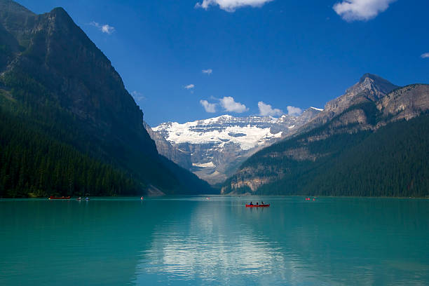 istock REd Canoe on Lake Louise, Banff National Park, Canada 176871051