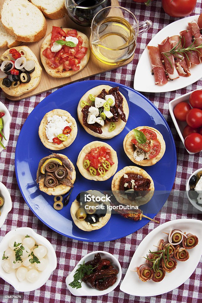 Colección de Tapas - Foto de stock de Aceite de oliva libre de derechos