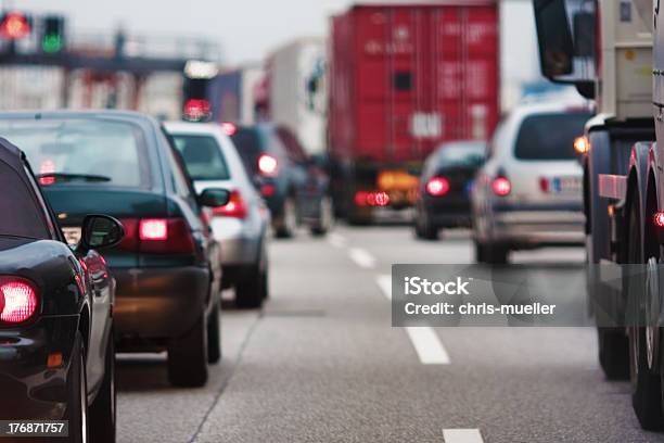 Rushhour Stock Photo - Download Image Now - After Work, Autobahn, Brake