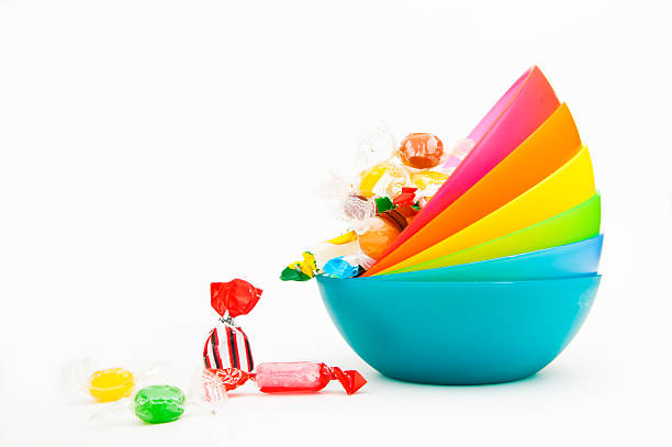 color bowl stock photo