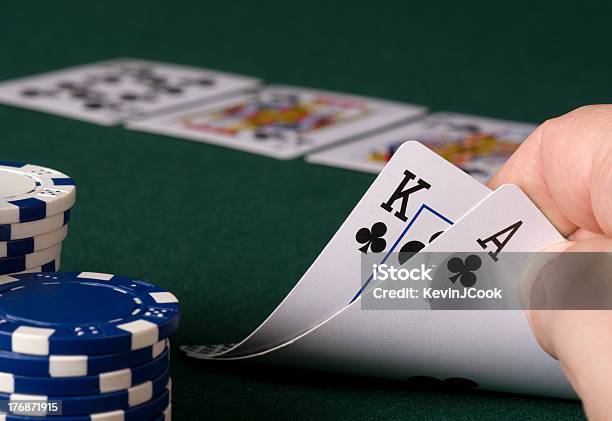 Escalera Real Foto de stock y más banco de imágenes de Texas Hold 'Em - Texas Hold 'Em, Póquer, Carta - Naipe