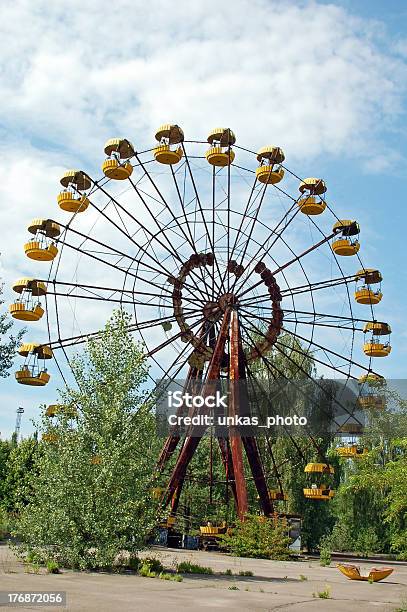 Abandoned Amusement Park In Pripyat Chernobyl Area Stock Photo - Download Image Now