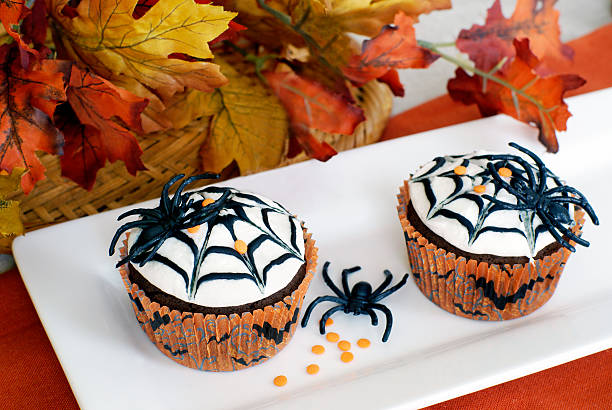 Halloween cupcakes - foto stock