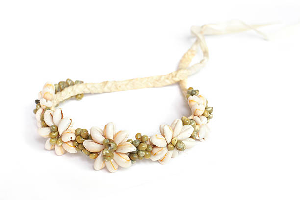 istock Tahitian necklace isolated on white 176872572
