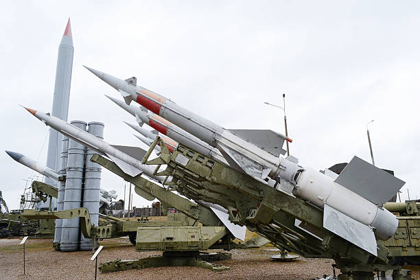 istock Old anti aircraft missiles 176873255
