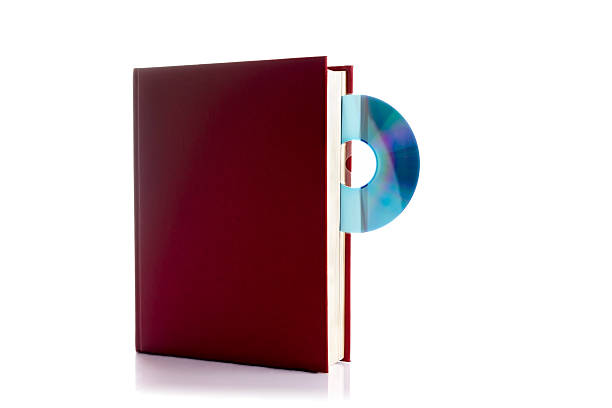 Audiobook Concept . CD DVD stock photo