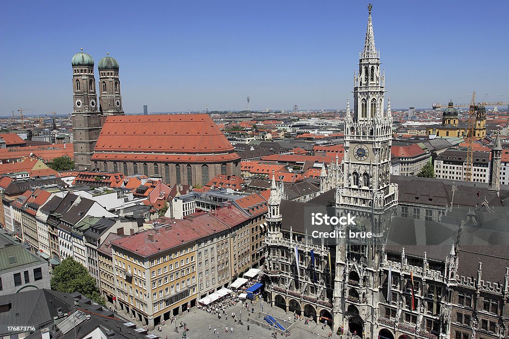 Munich Marienplatz - Foto de stock de Adulto libre de derechos