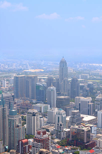 istock Modern city aerial view 176874066
