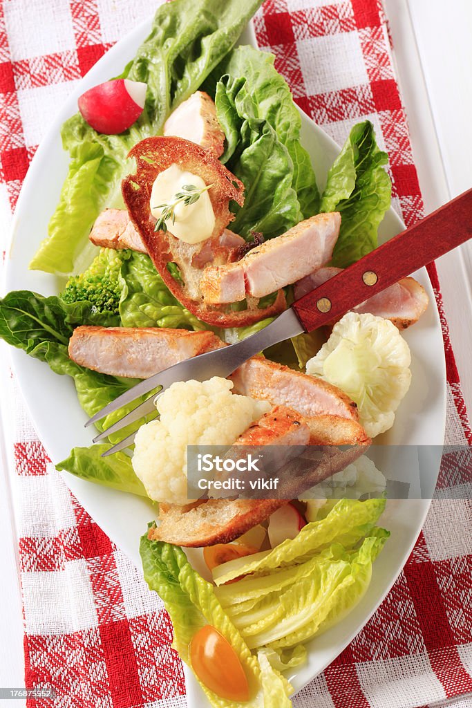 Gesunde Salat - Lizenzfrei Blumenkohl Stock-Foto