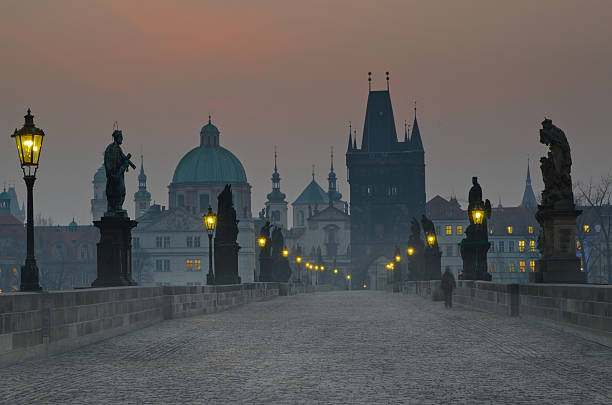 istock Sunrise Charles Bridge, Prague, Czech Republic 176875698