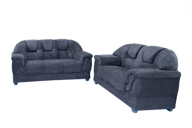 istock sofa, long and soft comfortable chair isolated on white background. Modern Stylish Carriage Stitch Buttons Sofa With Legs Stylish Interior Object Furniture 1768758997