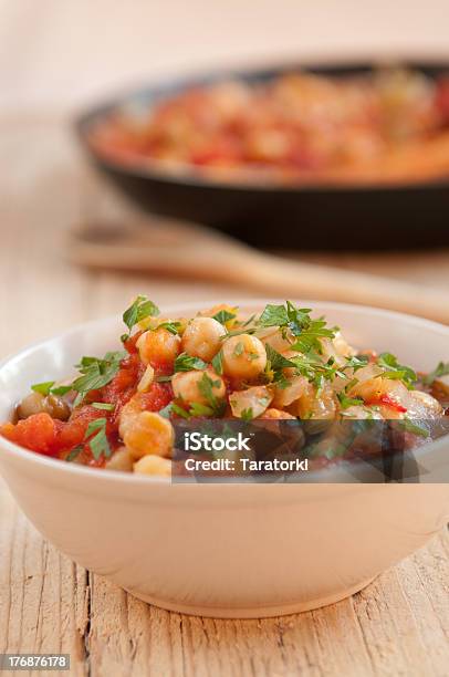 Chick Pea Meal Stock Photo - Download Image Now - Bowl, Chick-Pea, Cooked