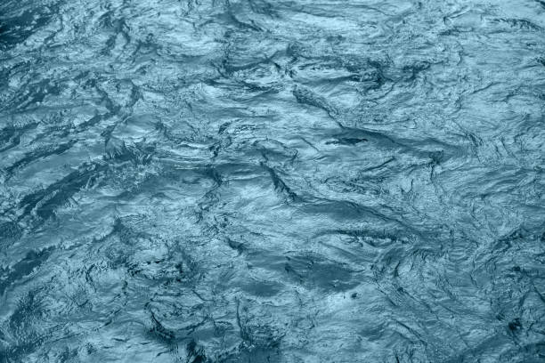 istock Abstract underwater wallpaper. Aquatic ripple wavy blue water surface 1768764556
