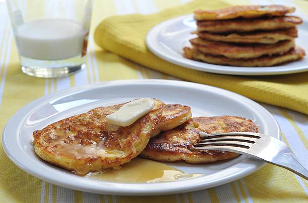 istock Pancakes with honey and butter 176876918
