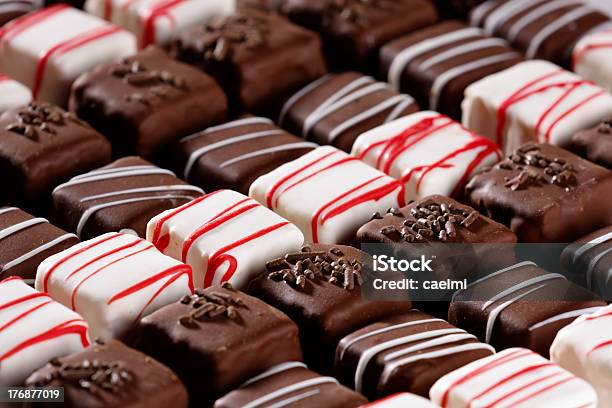Petit Fours Stock Photo - Download Image Now - Petit Four, Chocolate, Baking