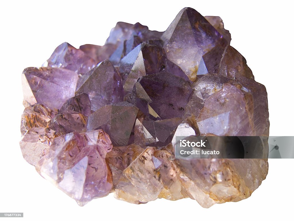 Amethyst isolated See my miscellaneous images serie by clicking on the image below: Amethyst Stock Photo