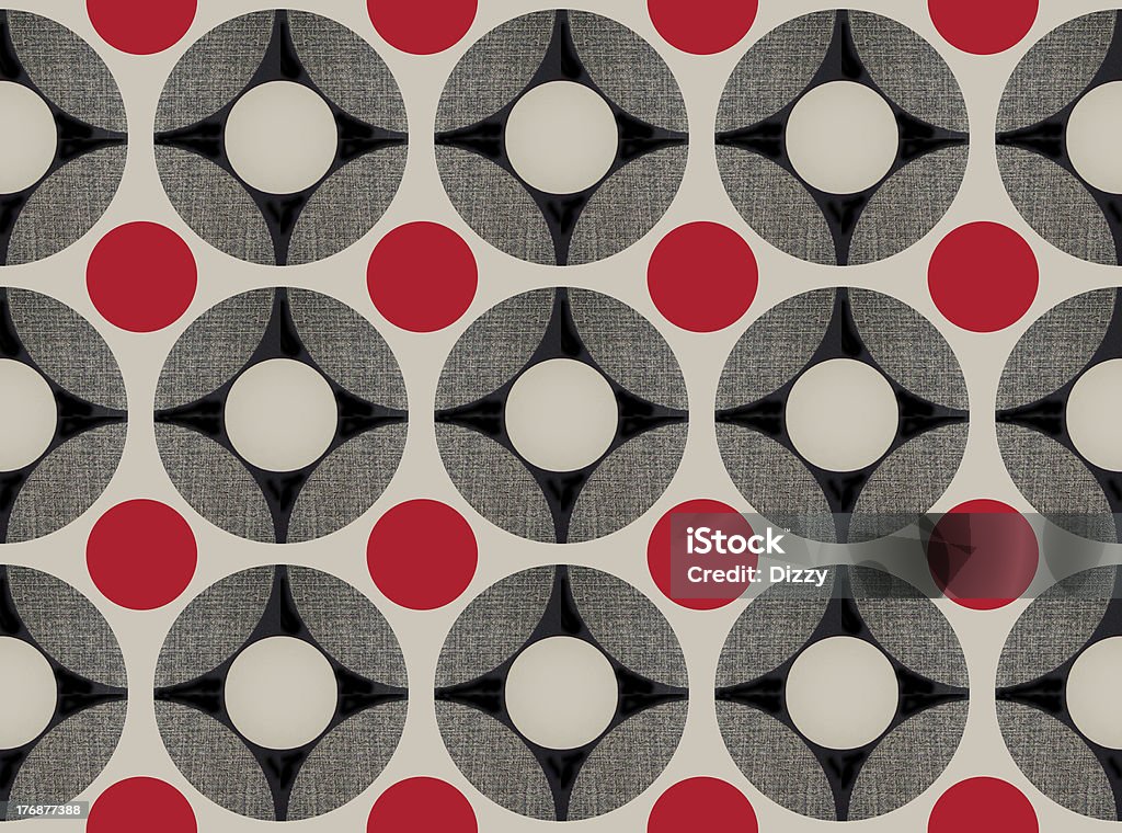 Retro: funky wallpaper. "This is a cleaned up version of the wallpaper in a friends (then unrenovated!) kitchen. I loved it but she didn't agree.This image is tileable, BTW." 1960-1969 Stock Photo