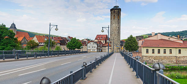 istock Bridge in the medieval half-timbered town 176877418