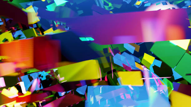istock Colorful geometric shapes 1768777423