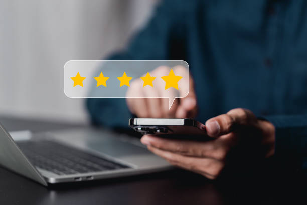 istock Customer Experience Concept, Best Excellent Services Rating for Satisfaction,excellent rating Five Star. Review, feedback, good, the best of product and service.; 1768778622