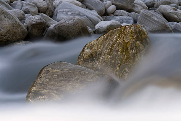 Stein und Wasser - fotografia de stock