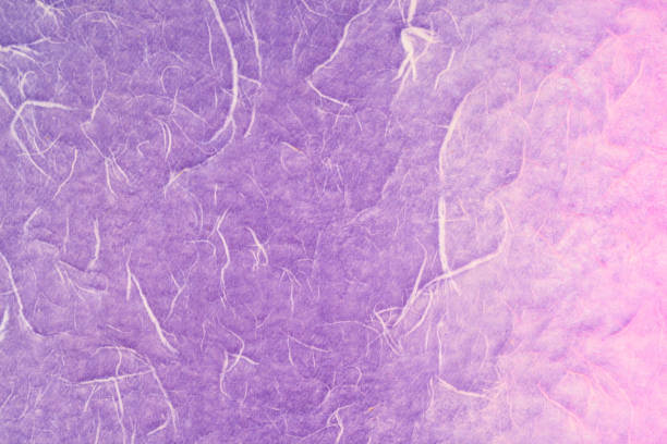 istock Purple handmade Japanese paper. Paper made from mulberry. 1768797170